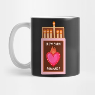 Slow burn romance bookish trope - matchbox Mug